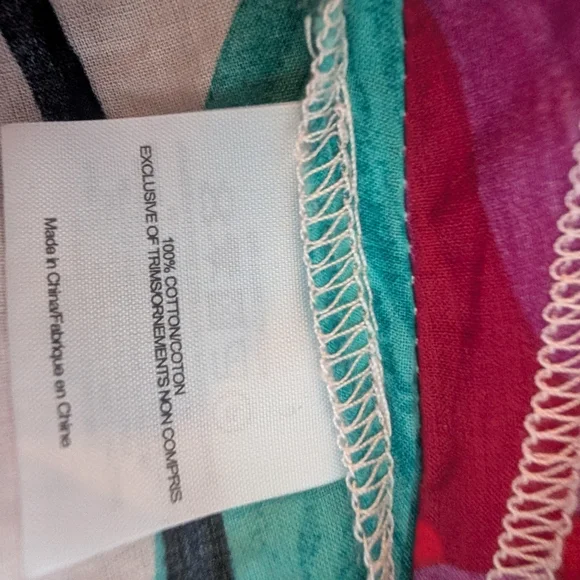 Tory Burch Tulip Print Cotton Tunic Size 0 - Picture 12 of 12